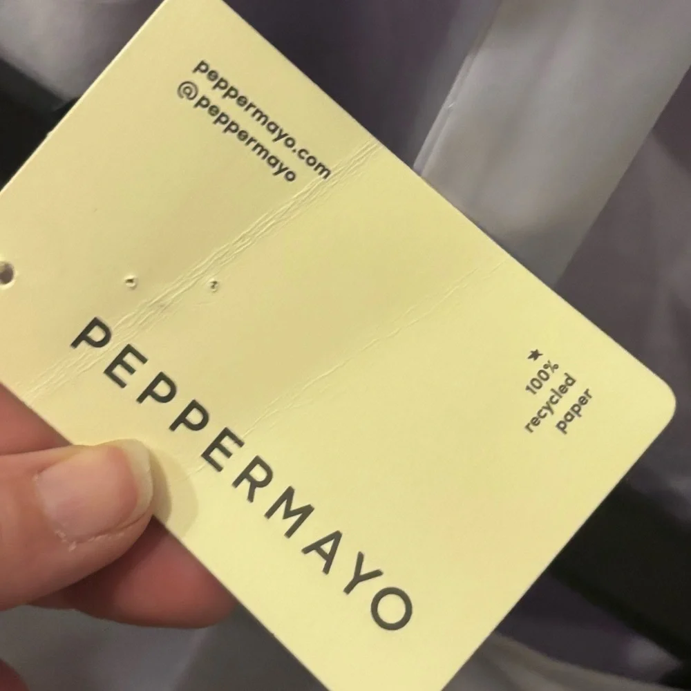 Peppermayo Lavender Satin Halter Mini Dress with Front Ring Detail - Picture 5 of 7